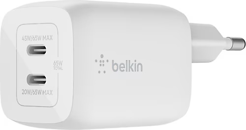 Belkin BoostCharge Pro WCH013VFWH 65 W Hızlı Şarj Adaptörü
